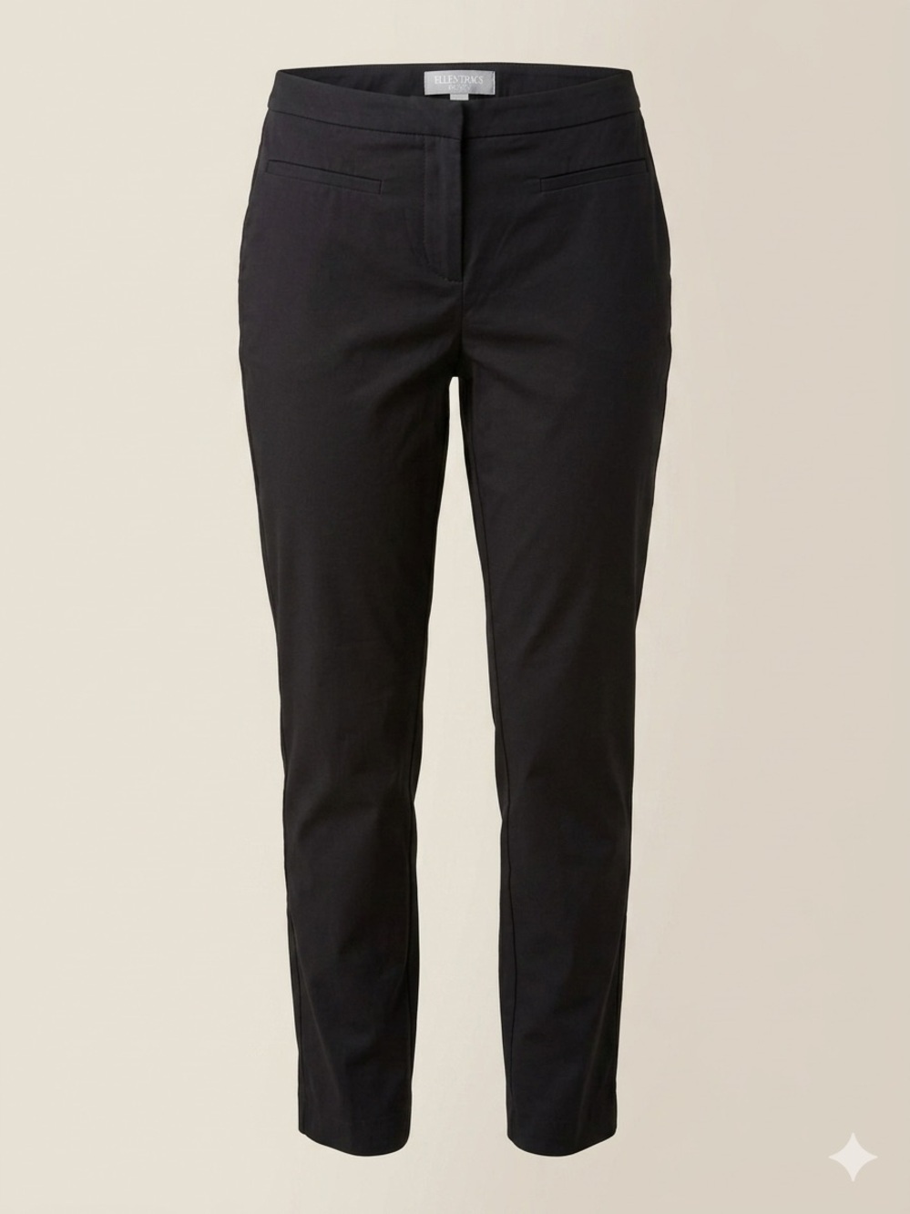 Ellen Tracy Tailored Black Ankle Pants size 8